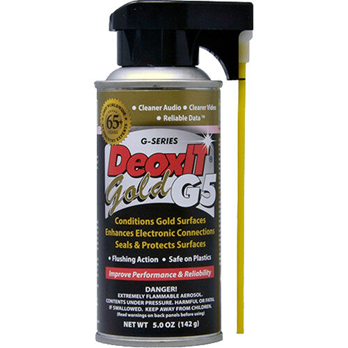 Hosa G5S-6 CAIG Laboratories DeoxIT G5 ProGOLD - Revitalisant de contact (5 oz)