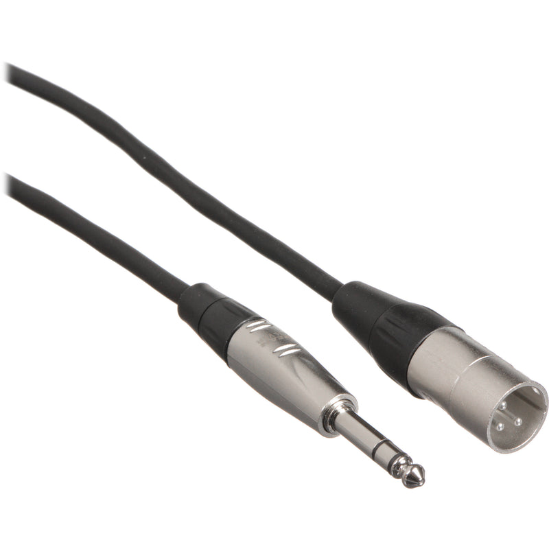 Hosa HSX-005 Balanced 1/4" TRS Male to 3-Pin XLR Male Audio Cable (5')