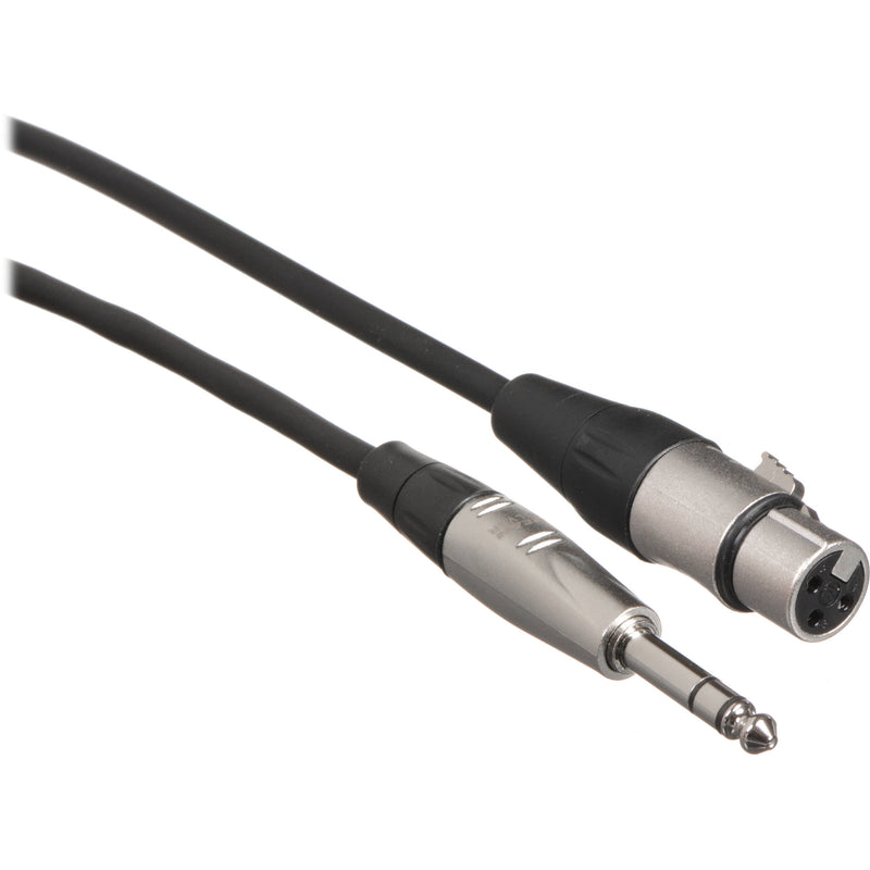 Hosa HXS-010 Balanced 3-Pin XLR Female to 1/4" TRS Male Audio Cable (10')
