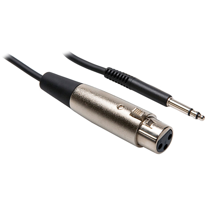 Hosa TTX103F Balanced Male TT/Bantam to Female 3-Pin XLR Cable- 3.0' (0.9 m)
