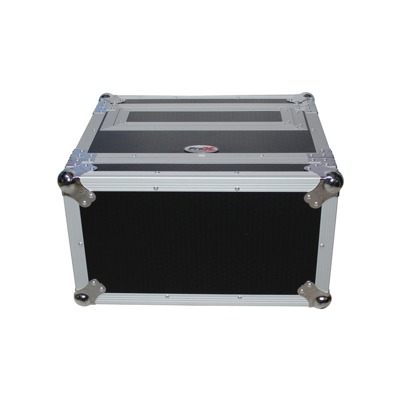 ProX XS-4WM2DR Wireless Microphone Case for 4 Units & Handheld Storage Plus 1 (2U) Drawer