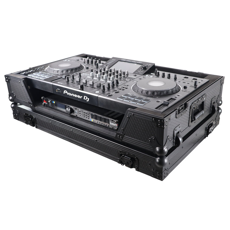 ProX XS-XDJXZWBL Flight Case for Pioneer XDJ-XZ Standalone DJ System w/ Wheels - Black on Black