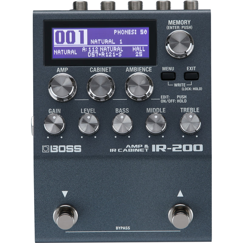 BOSS IR-200 AMP et IR Cabinet Simulator Pedal