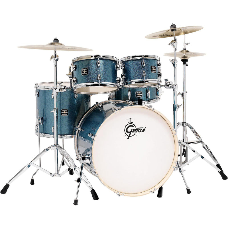 Gretsch GE4605BS Drums Energy Batterie 5 pièces Bleu Sparkle avec matériel