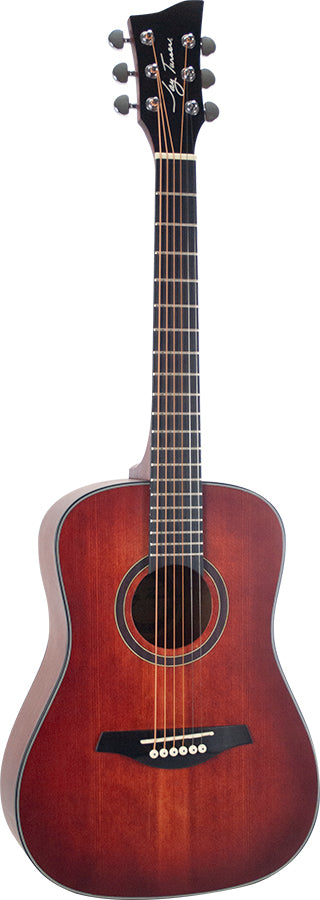 Jay Turser JTA52-SRD - Guitare acoustique à l'échelle 1/2 - Soleil Rouge