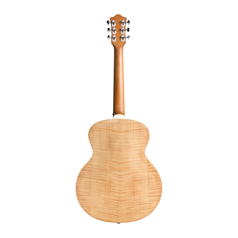 Guild WESTERLY Jumbo Junior FLAME MAPLE Acoustic Guitar - Antique Blonde Satin