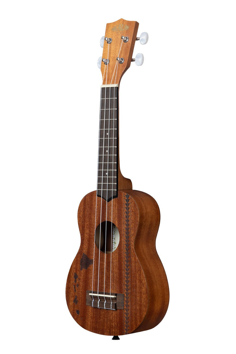 Kala KA-15S-H2 Ukulélé soprano tatouage des îles hawaïennes en acajou