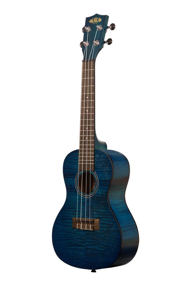 Kala KA-CEMB Ukulélé de concert en acajou exotique - Bleu