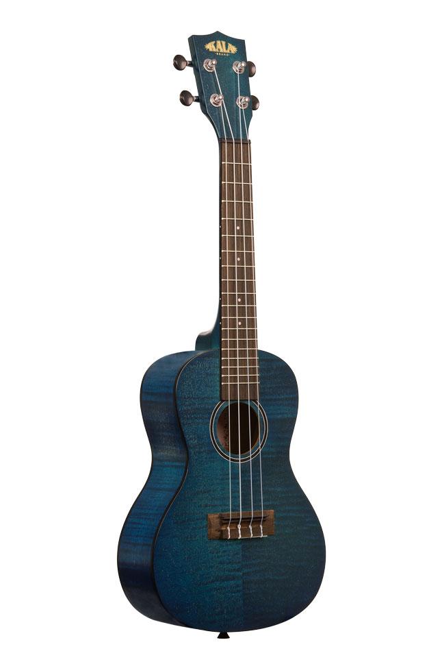 Kala KA-CEMB Ukulélé de concert en acajou exotique - Bleu