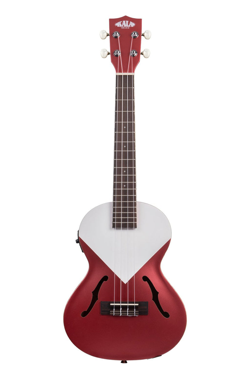 Kala KA-JTE-CHRD Archtop Tenor Ukulele (Chicago Red)