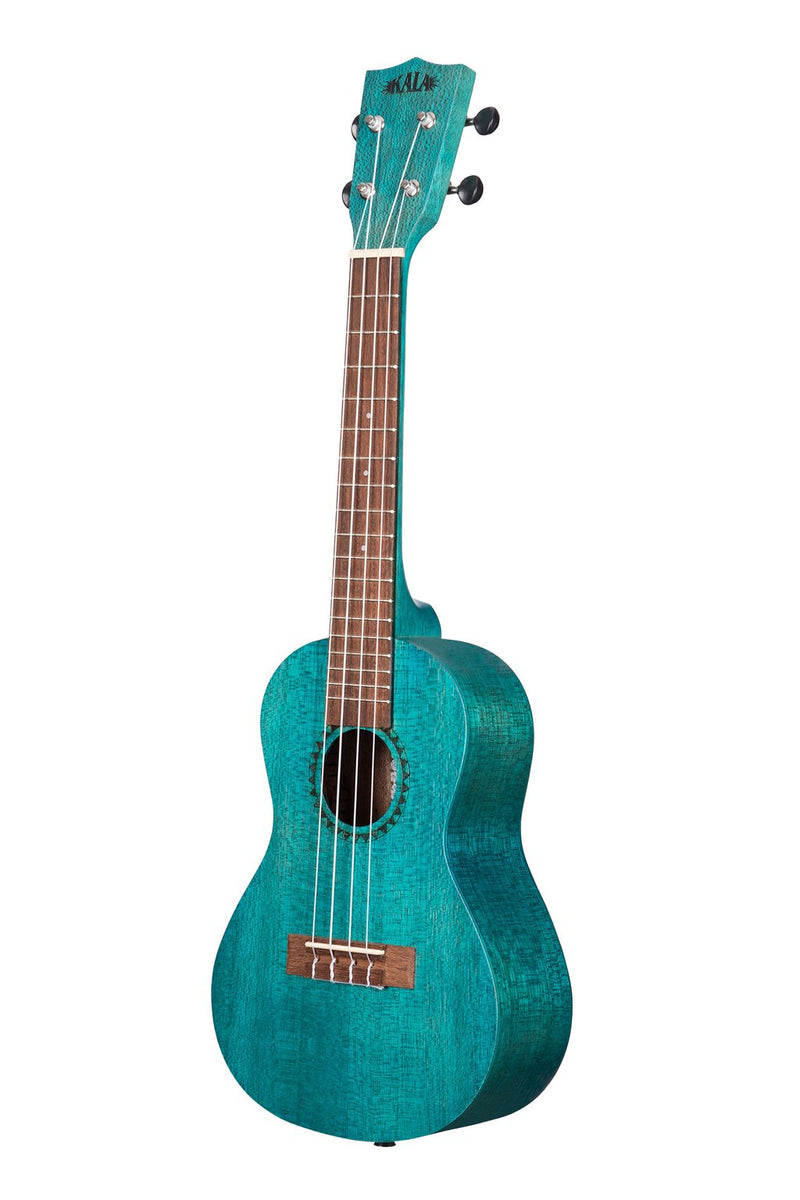 Kala KA-MRT-BLU-C Ukulélé de concert Satin Meranti - Aquarelle bleu océan