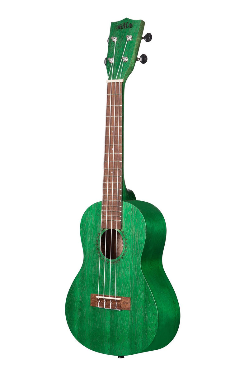 Kala KA-MRT-GRN-C Ukulélé de concert Satin Meranti - Aquarelle vert fougère