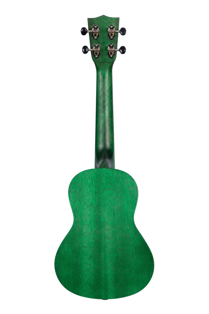 Kala KA-MRT-GRN-C Ukulélé de concert Satin Meranti - Aquarelle vert fougère
