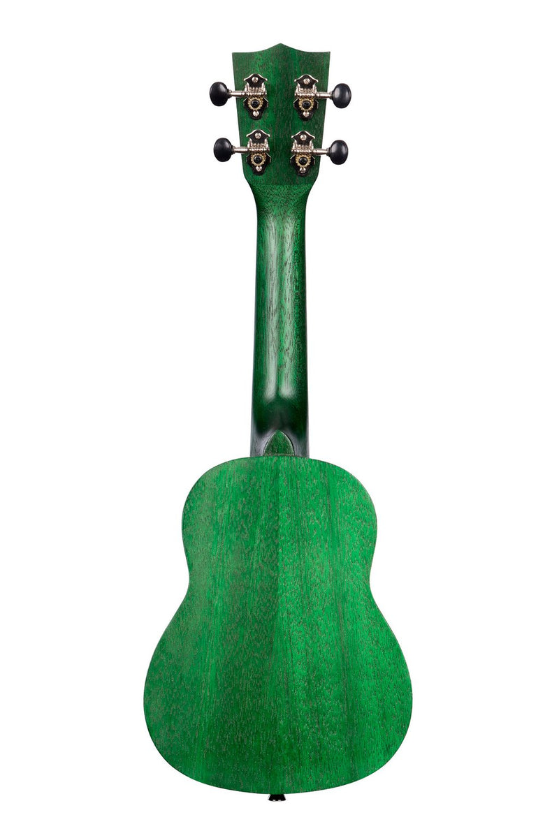 Kala KA-MRT-GRN-S Ukulélé soprano Meranti satiné - Aquarelle vert fougère