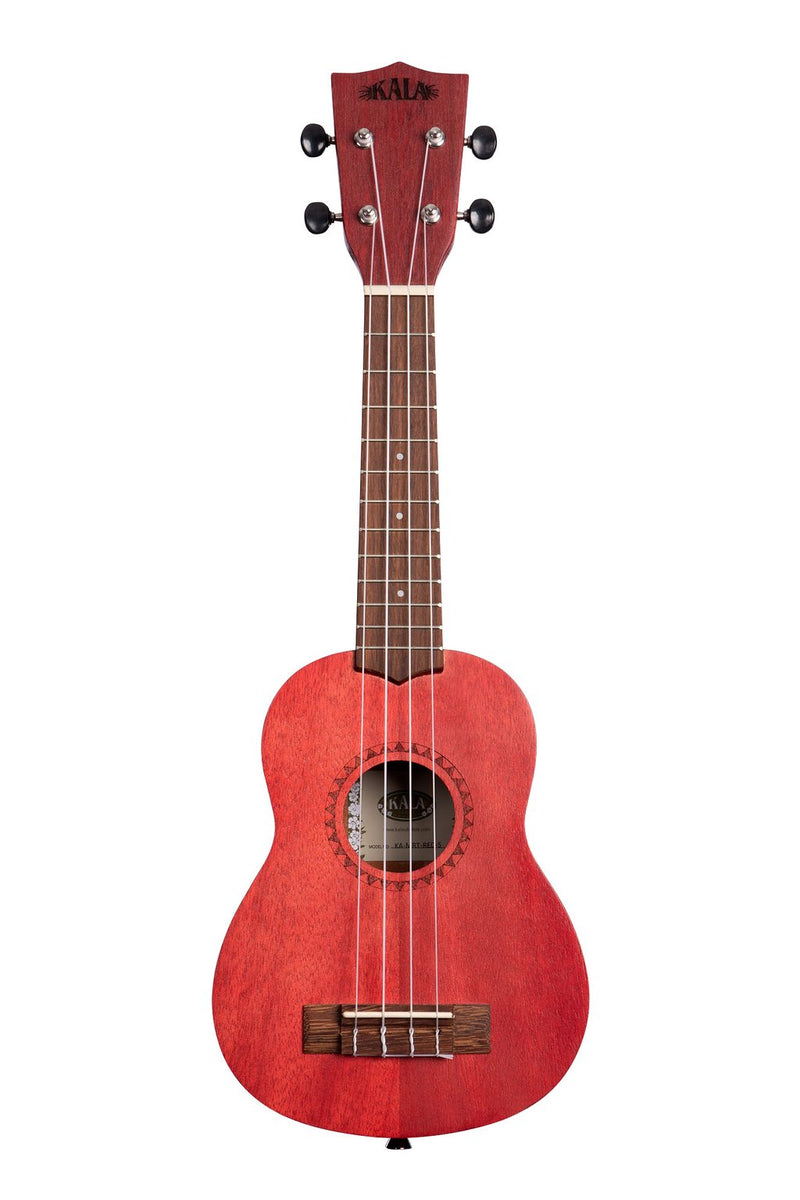 Kala KA-MRT-RED-S Ukulélé soprano Meranti satiné - Aquarelle rouge adobe
