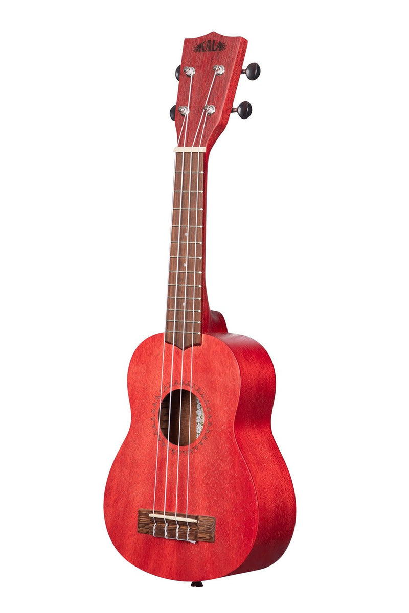 Kala KA-MRT-RED-S Ukulélé soprano Meranti satiné - Aquarelle rouge adobe