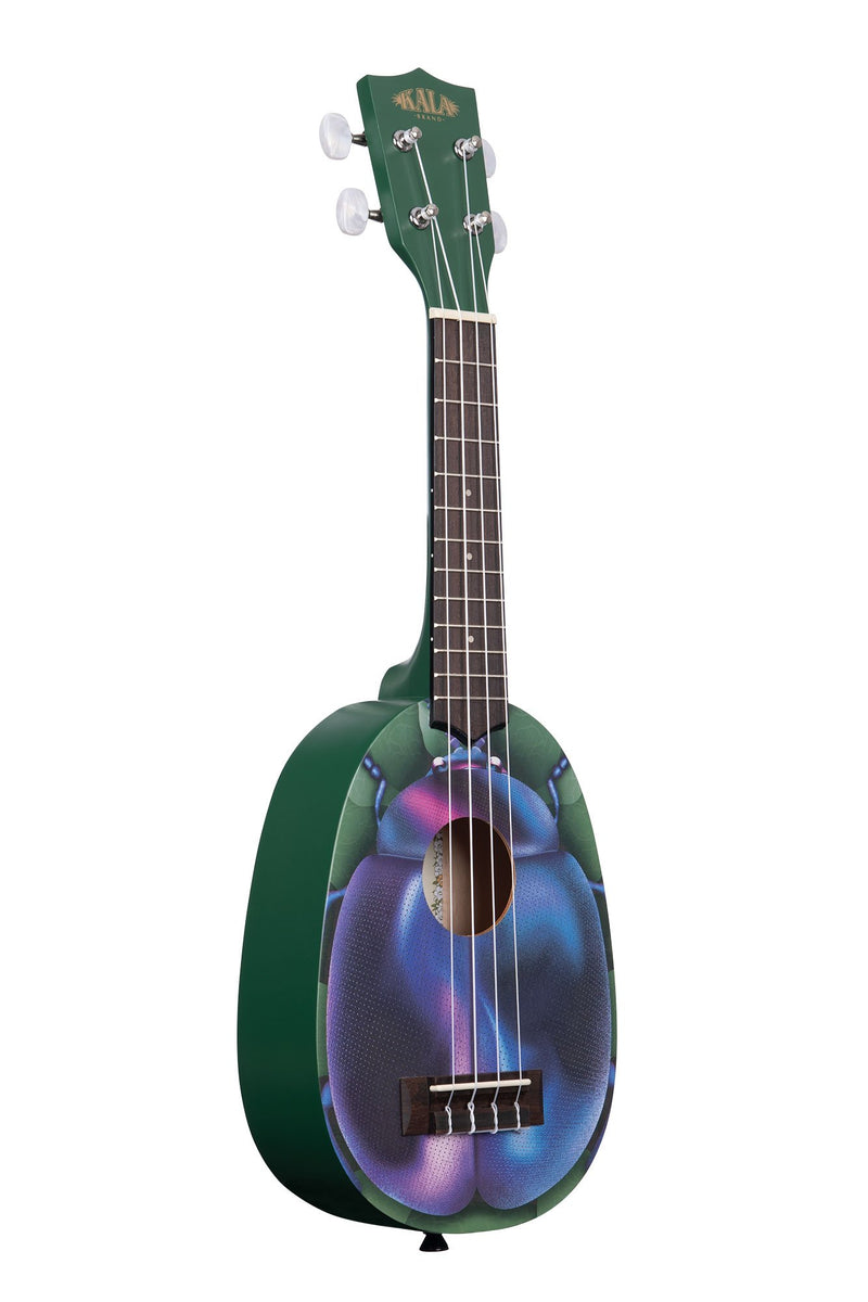 Kala KA-NV-BTLE Ukulélé soprano satiné - Bleu Beetle