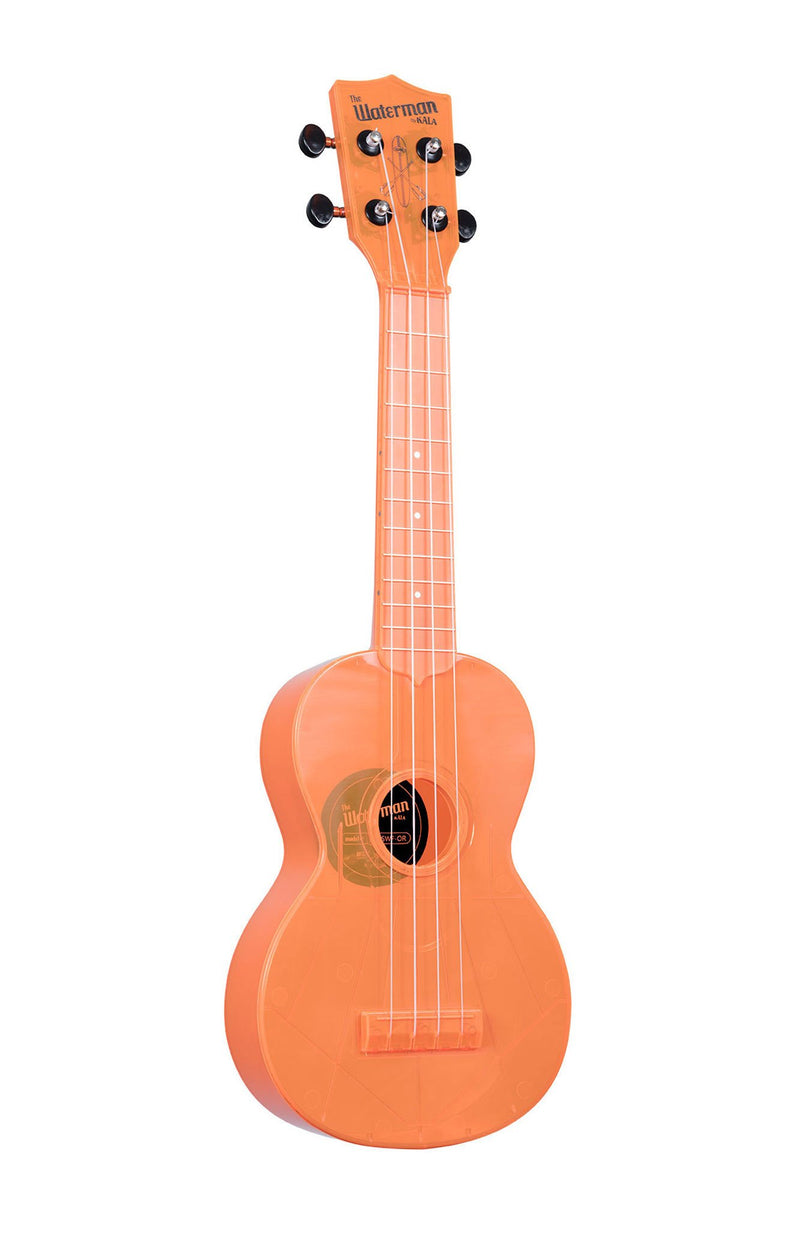 Kala KA-SWF-OR Waterman Soprano Ukulele (Fluorescent Orangesicle)