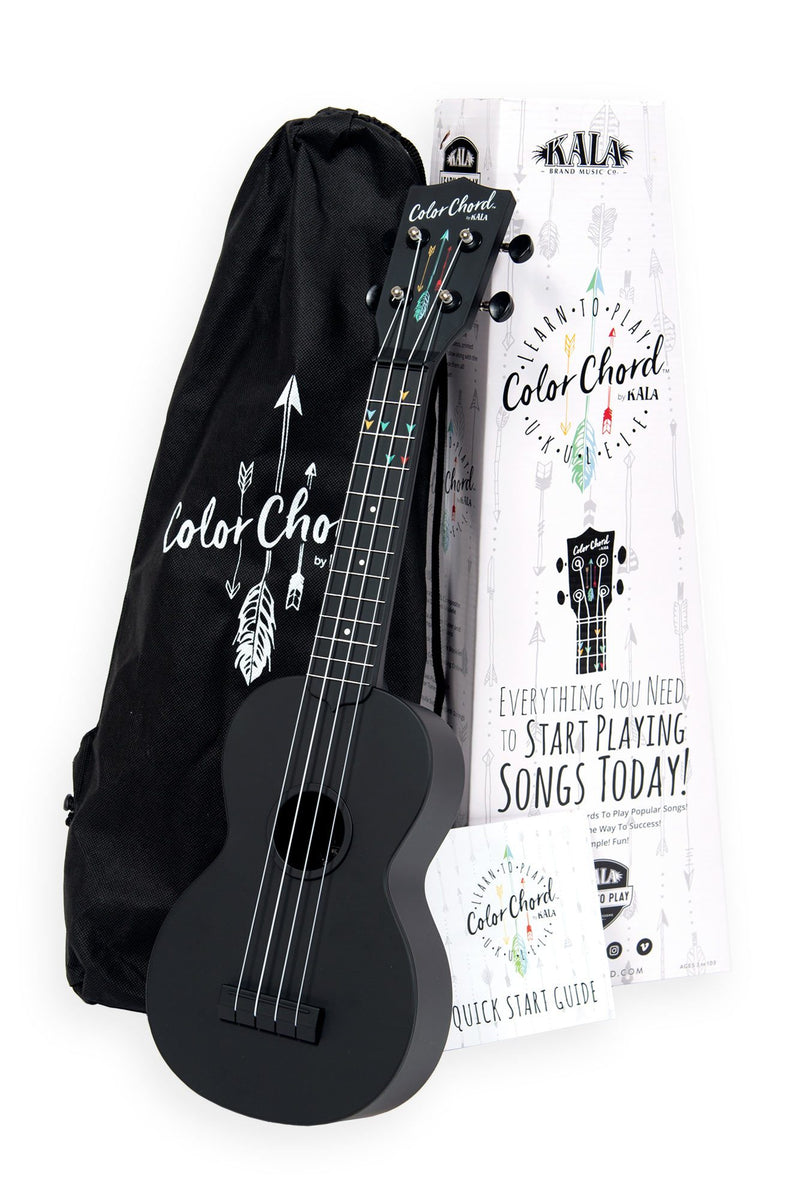 Kala KALA-LTP-SCC Kit de démarrage pour ukulélé soprano Learn To Play Color Chord 