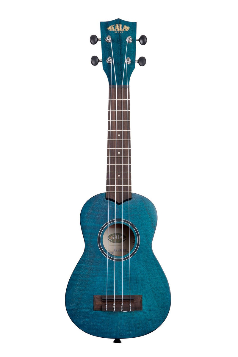 Kala KA-SEMB Ukulélé soprano en acajou exotique - Bleu