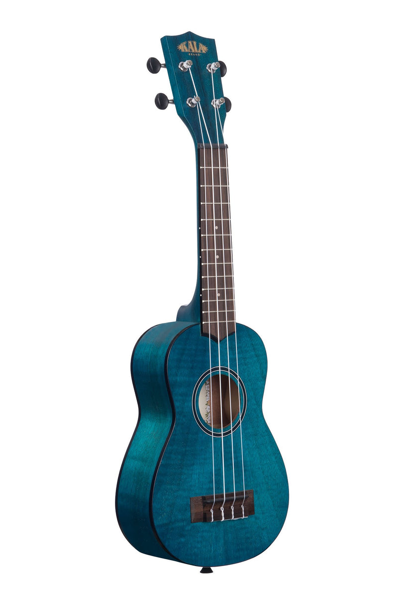 Kala KA-SEMB Ukulélé soprano en acajou exotique - Bleu