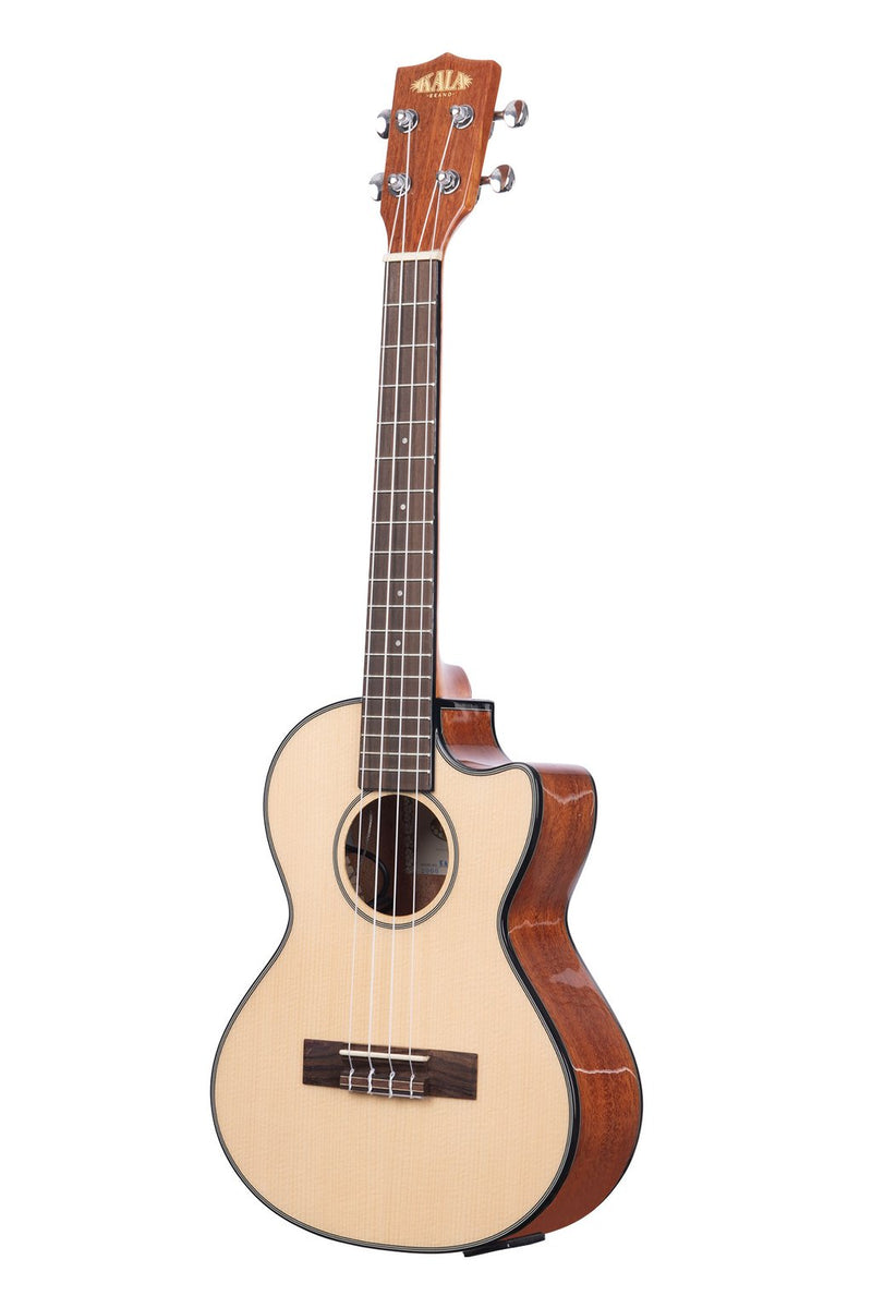 Kala KA-STGE-C Solid Spruce Mahogany Tenor Ukulele