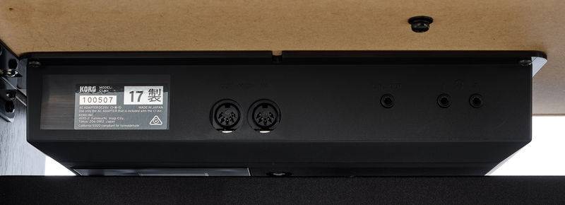 Korg C1 Air Brown Piano numérique avec Bluetooth (Marron)