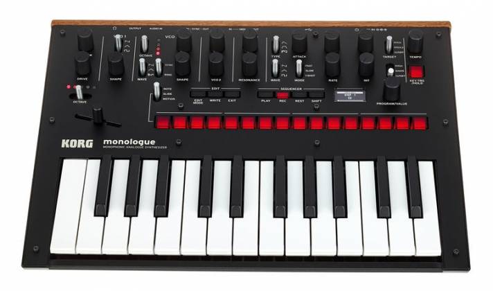 Korg MONOLOGUEBK Monophonic Analog Synthesizer (Black)