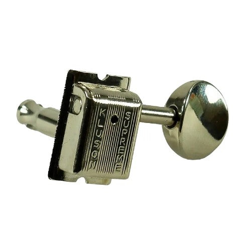 Kluson KTS-6B-NM 6 In Line Supreme Series Tuning Machines - Nickel