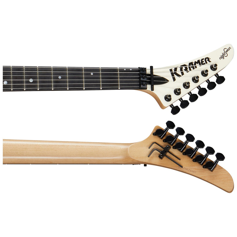 Kramer NIGHTSWAN Electric Guitar (Vintage White with Aztec Graphic)