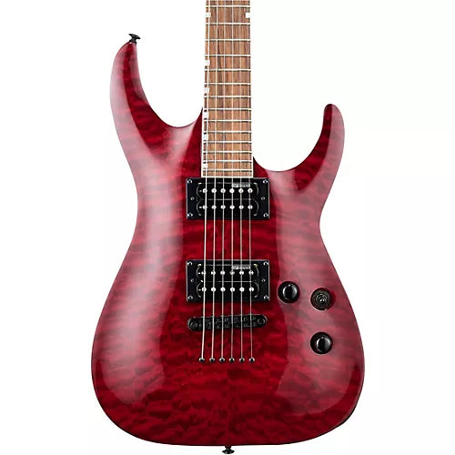 ESP LTD MH-200QM NT Guitare électrique (See-Thru Black Cherry)