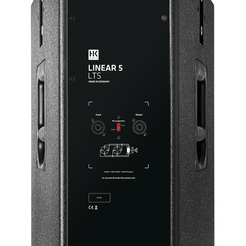 HK Audio L5-LTS Haut-parleur FOH actif linéaire 5 A, puissance nominale de 1000 W, simple
