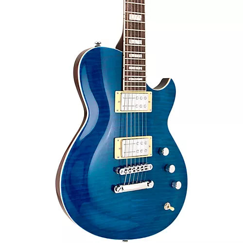 Reverend Roundhouse RA Electric Guitar (Transparent Blue)