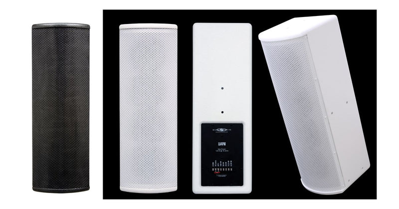 Galaxy Audio LA4PMB Line Array Speaker (White)