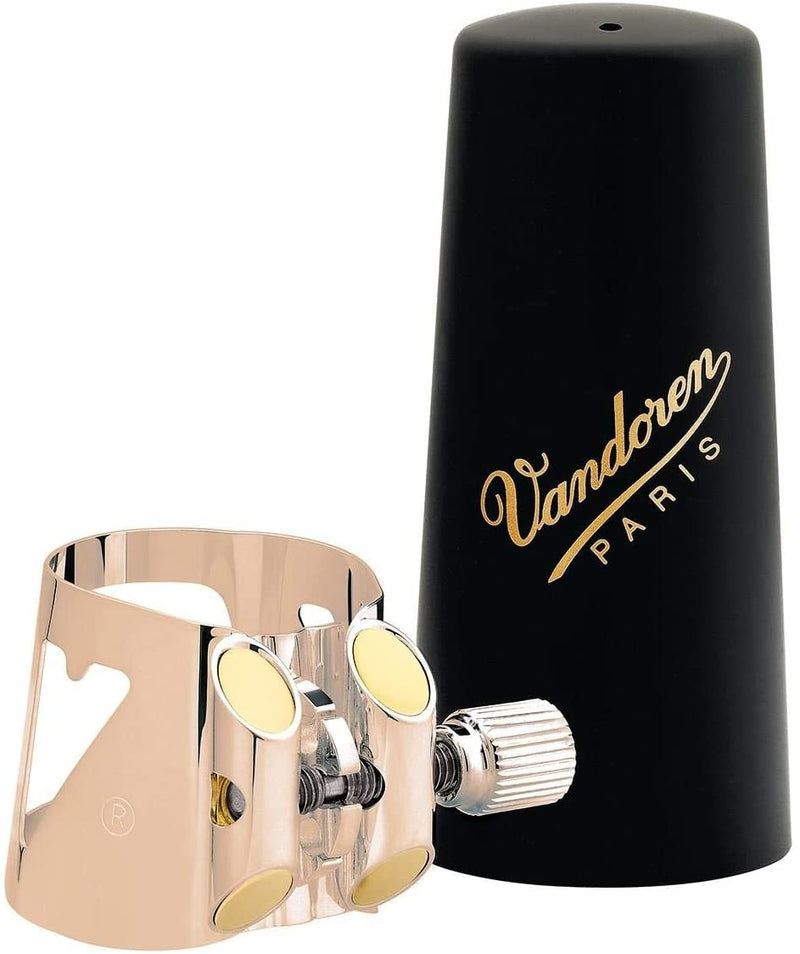 Vandoren LC07PGP Optimum Alto Saxophone Ligature w/Plastic Cap (Pink Gold)