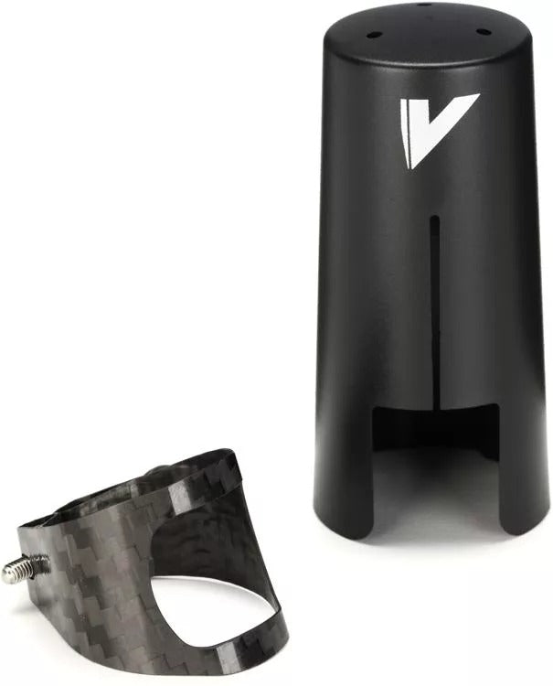 Vandoren LC81BRP Carbon Ligature for Bb Clarinet w/Cap (Bronze Screw)