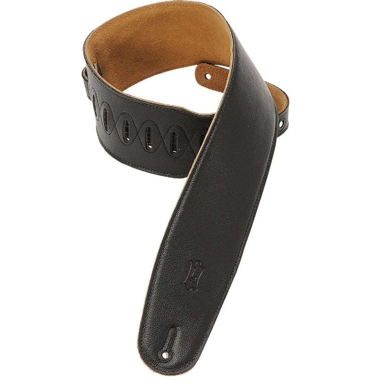 Levy's M4GF Sangle de guitare série Classics – 8,9 cm (noir)