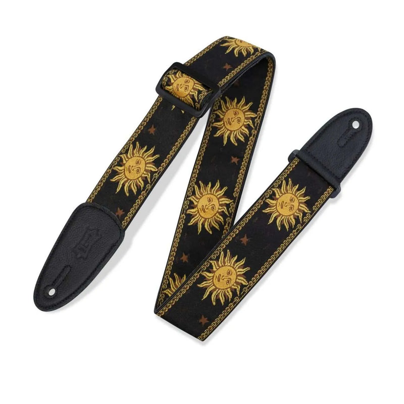 Levy’s MPJG-SUN-BLK Gutiar Strap Print Series - 2" (Sun Black)