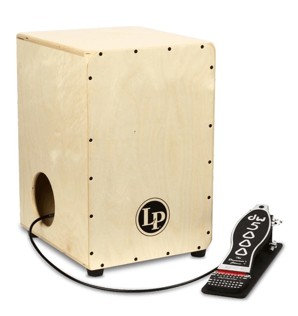 Latin Percussion LP1400NWP 2-sided Cajon w/Dw Cajon Pedal