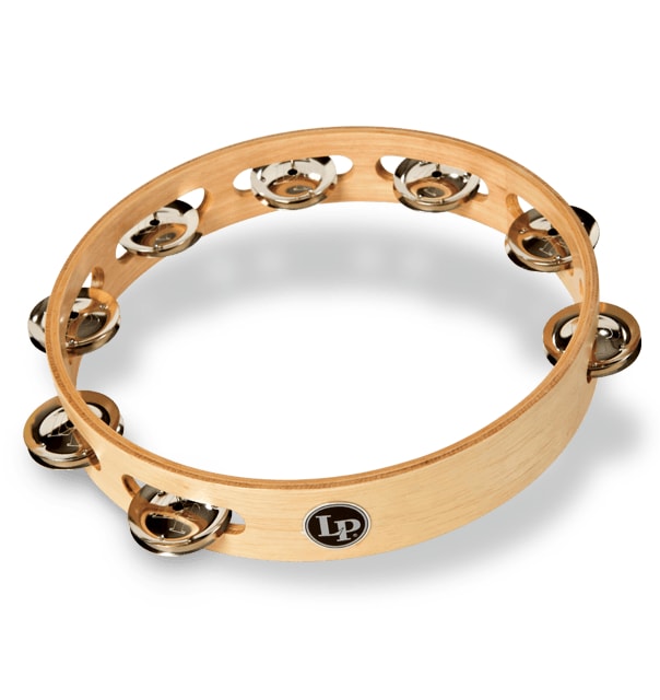 Latin Percussion LP380A Single Row Tambourine - 10"