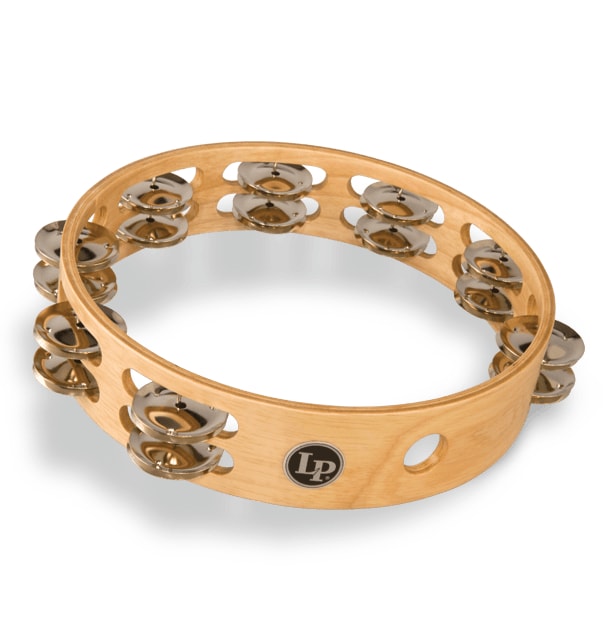 Latin Percussion LP380B Double Row Tambourine - 10"