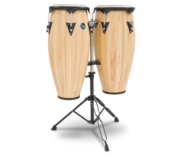 Latin Percussion LP646NY-AW City Series Conga Set w/Stand