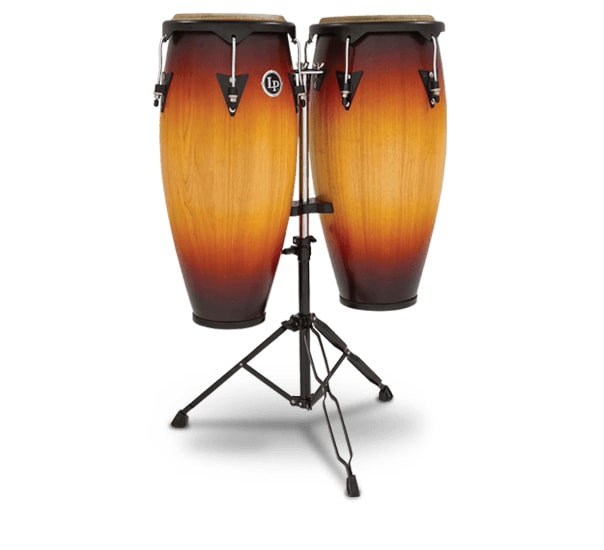 Latin Percussion LP646NY-VSB City Series Conga Set w/Stand
