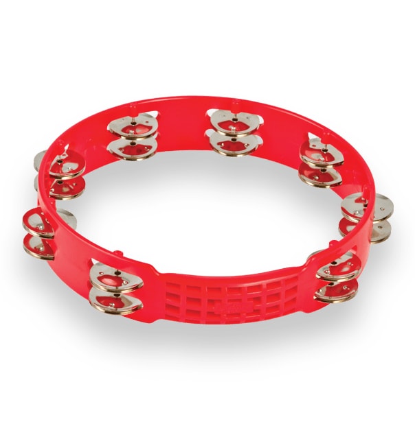 Latin Percussion LPA191 Aspire Tambourine - 10" (Red)