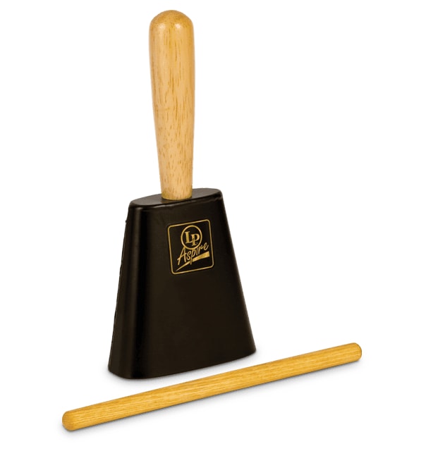 Latin Percussion LPA900-BK Aspire E-Z Grip Cowbell sur la poignée