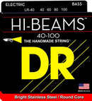 DR Handmade Strings LR-40 Hi-beams Bass Strings - Light (40-100)