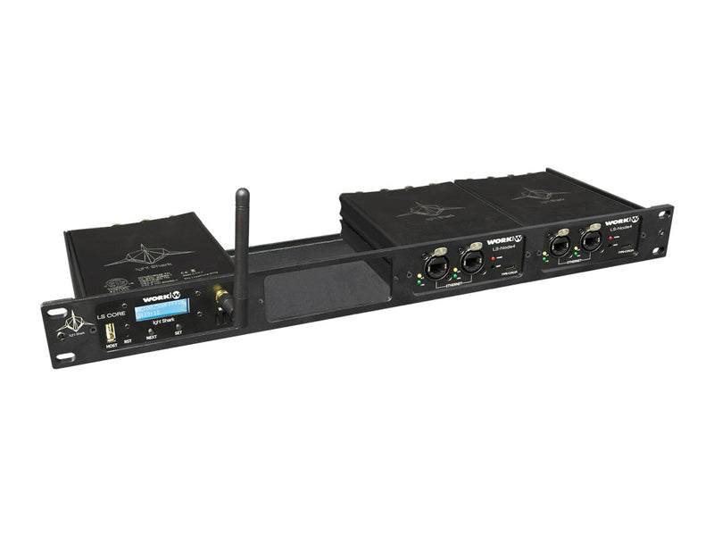 Châssis rack Work Pro LS AR 19 1HU 19'' pour appareils LightShark