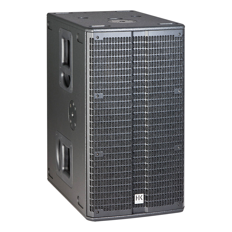 HK Audio LSUB-1200A 1200 Powered Subwoofer, 1200W Class D Subwoofer Amplifier - 2 x 10"