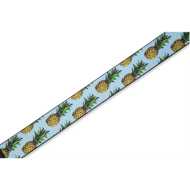 Levy’s MP2FS-001 Print Series Guitar Strap - 2" (Fruit Salad Pineapple)
