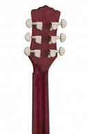 Luna FLO LOT QM Flora Lotus Acoustic/Electric Guitar (Transparent Shiraz)